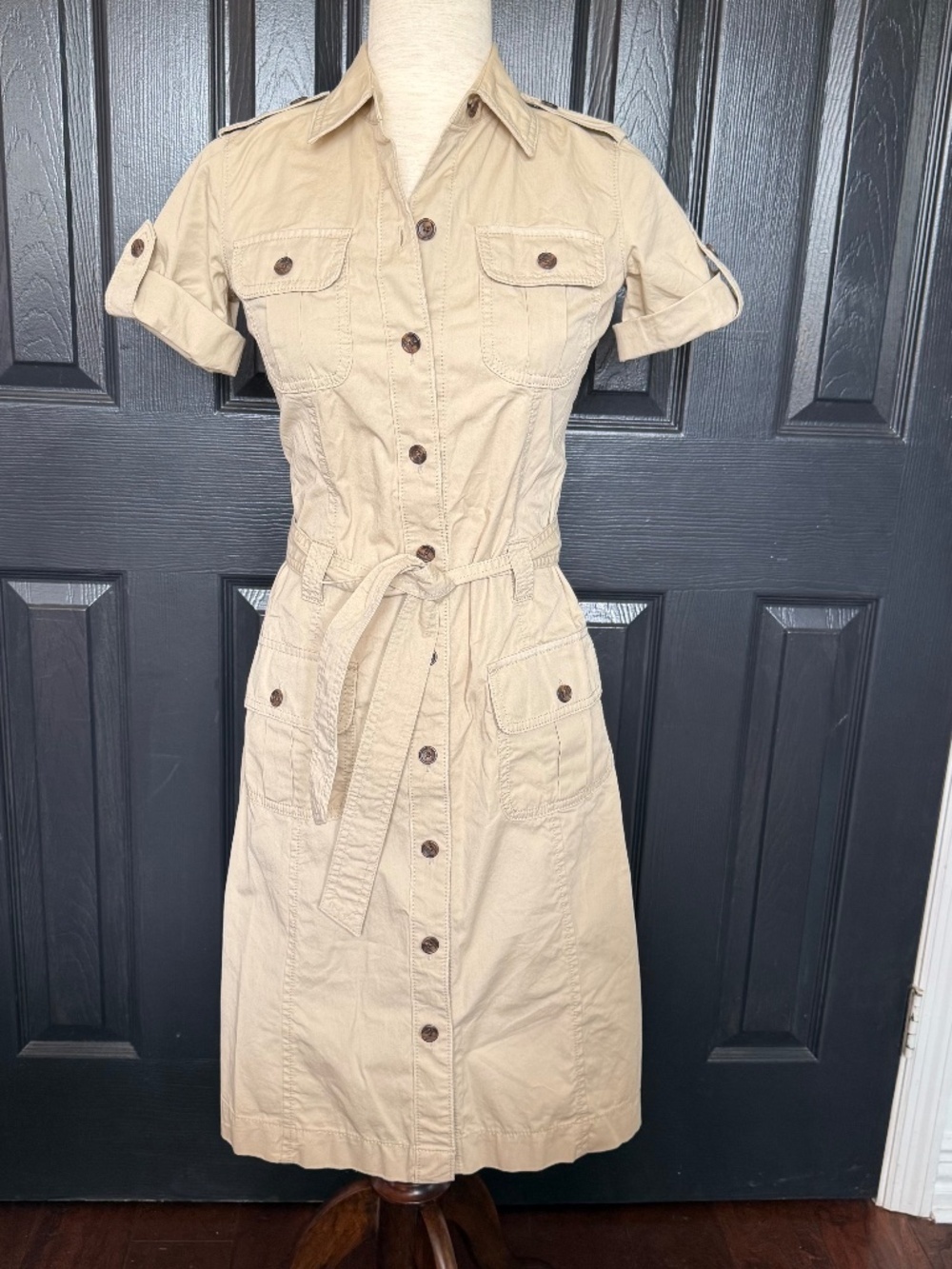 Vintage Banana Republic Women’s Safari Button Dress